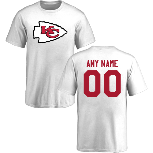 Youth Kansas City Chiefs Design-Your-Own Short Sleeve Custom NFL T-Shirt->soccer t-shirts->Sports Accessory